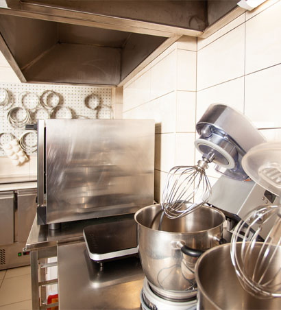 Used bakery and bar equipment we purchase such as mixers, display cases, espresso machines, and bar coolers